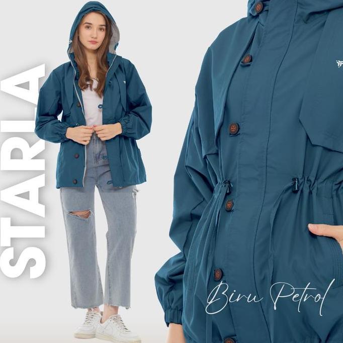 Jaket Wanita Simple Wateroof VINLAND | STRALA SERIES