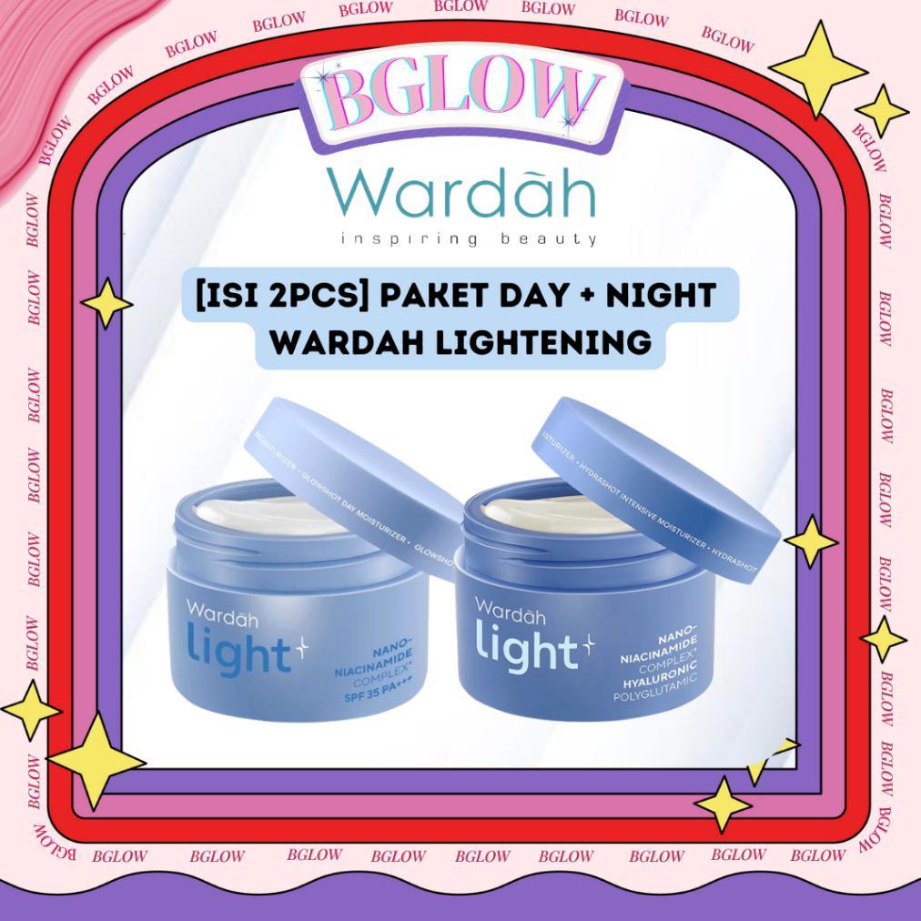 [ISI 2PCS] WARDAH BUNDLE Wardah Lightening Day & Night Cream 30 gr - Skincare dengan Advanced Niacin