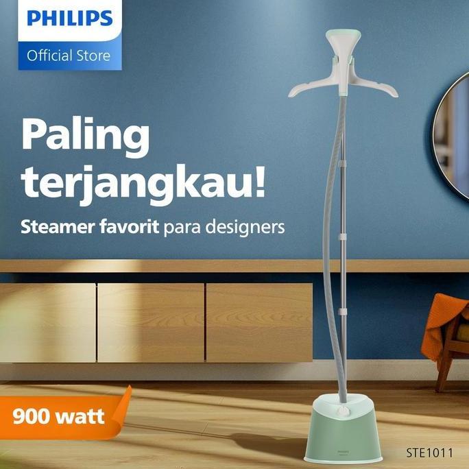 Philips Stand Steamer 1000 Series  STE1011/75 - Green - Setrika Uap Paling Terjangkau - Tangki Air B