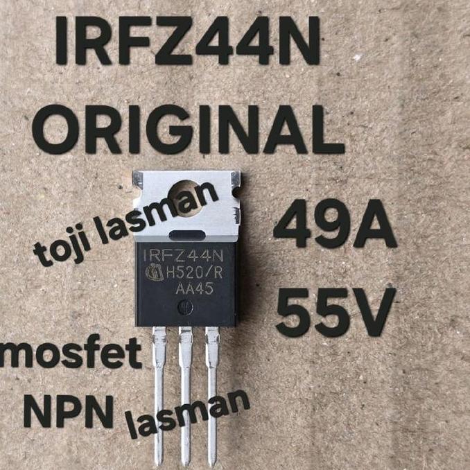 IRFZ44N ORIGINAL ASLI ORI IRFZ 44 44N IRFZ44 MOSFET INVERTER IRF Z44 44 44N N CHANNEL NPN 49A 55V PO