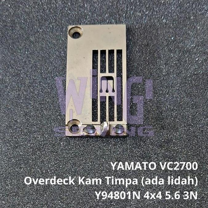 Y94801N YAMATO VC2700 4x4 5.6MM 3 Jarum Plat Mesin Jahit Overdeck Kam