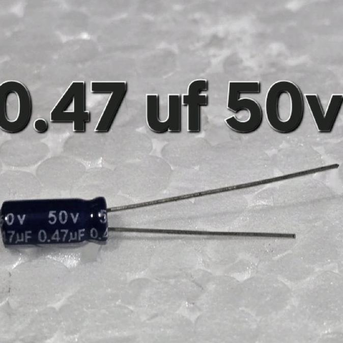 ( 0.47 UF 50V ) ELKO ELCO 0.47UF50V 50V0.47UF 0.47 UF MF MICRO MIKRO 50 V VOLT 474 50V 0,47 UF 0,47U