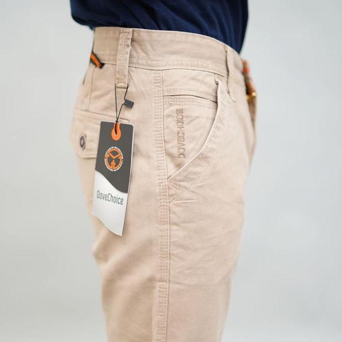 Chino Pants Slim Fit Celana Pria Kanvas Non Strech Original Poocket