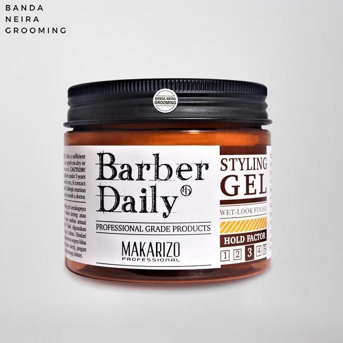MAKARIZO Professional Barber Daily Wet Look Hair Styling Gel