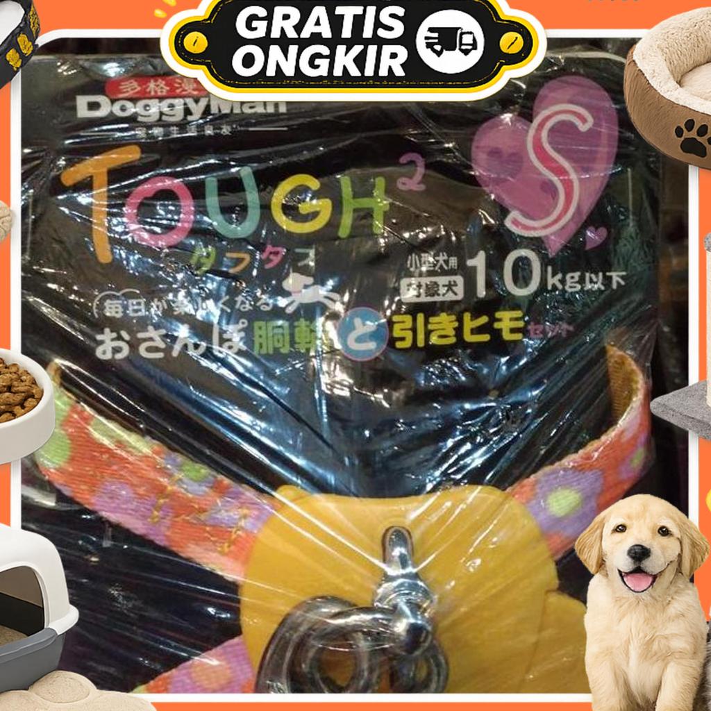 Tali Tuntun Dan Harness Badan Doggyman Tough Harness And Lead -Z6959