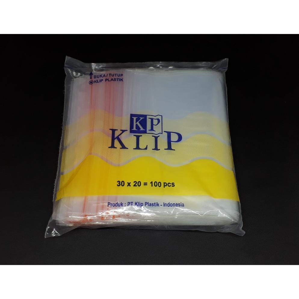 Teralris Plastik Klip Size 20 X 30 Cm - Kantong Kp Bening Ukuran 20X30 Isi 100 Lembar