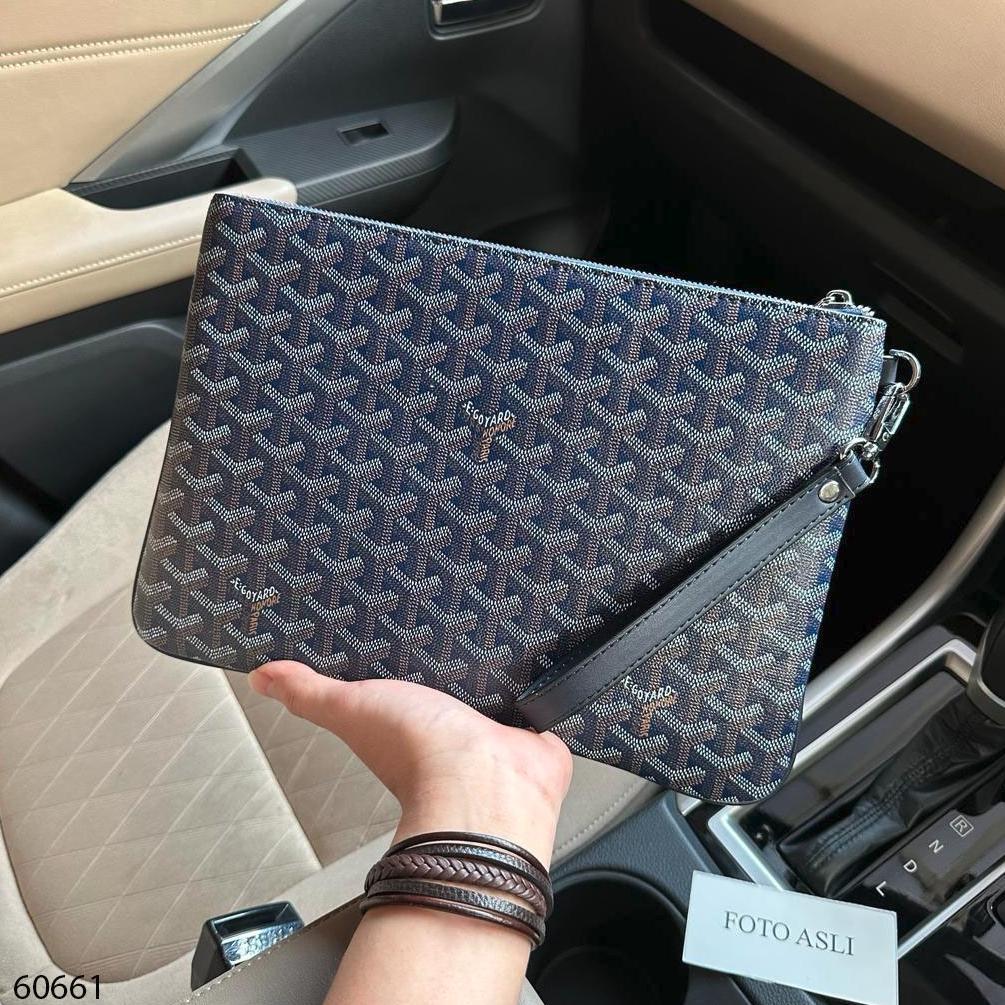 HEMAT Clutch Pria  MGM Pouch 60661 (FreeSarungTas+BubbleWrap)