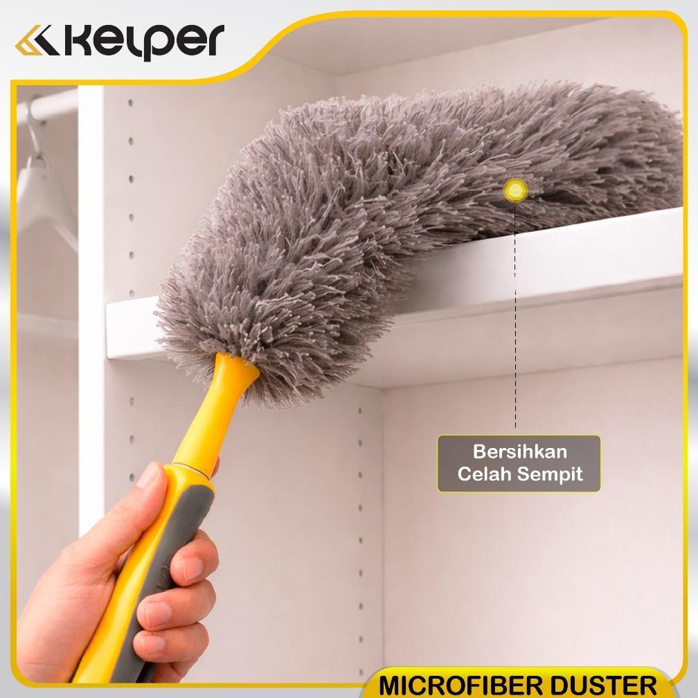 Best Deals Kelper Kemoceng Microfiber Fleksibel Pembersih Debu Kemoceng Magnet Debu Kemoceng Rumah E