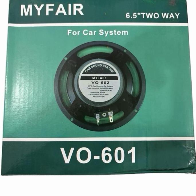 Promo Speaker Subwoofer Mobil Hifi 6.5 Inch 6 1/2 Inch 250W Myfair Vo-601 / Subwoofer Aktif Mobil Mu