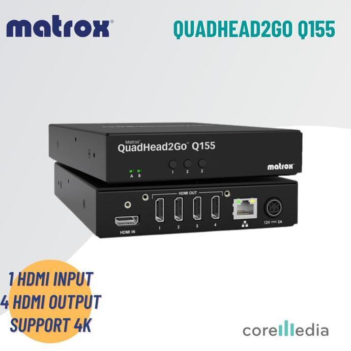 Matrox QuadHead2Go Q155 4K Multi-Monitor Controller