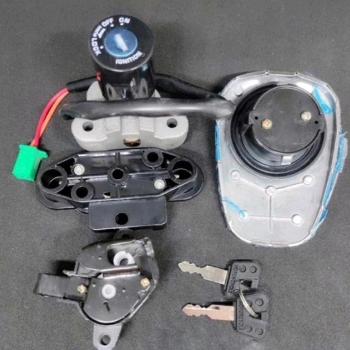 KUNCI KONTAK KEY SET PLUS TUTUP TANGKI TANKI THUNDER 125 THUNDER125 N1 PROMO