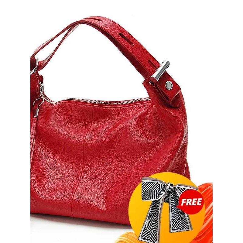 Zency Genuine Leather Fashion Girls Tote Bag Fashion Lady Shoulder Bags Classic Handbag 100 Leather 