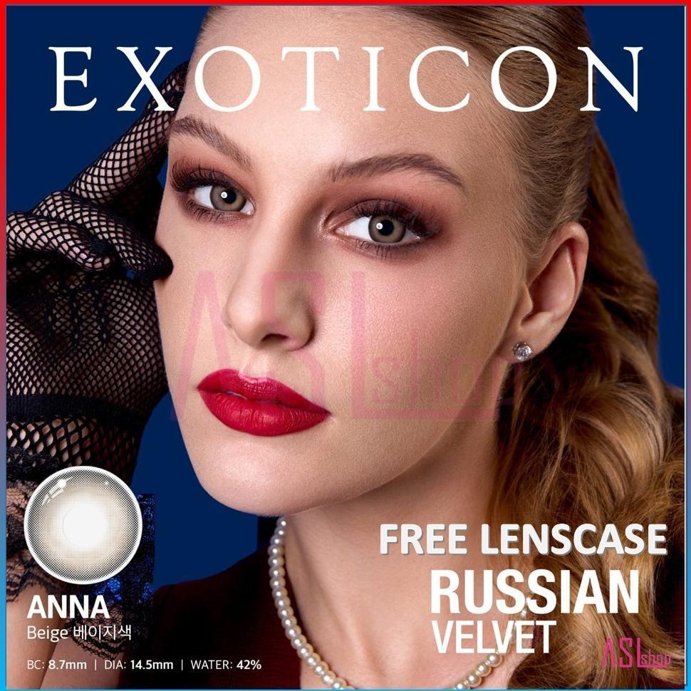 100% AMAN Softlens Russian Velvet New Normal & Minus (-0.50 s/d -3.00) by Exoticon / Soflens 14.5 mm