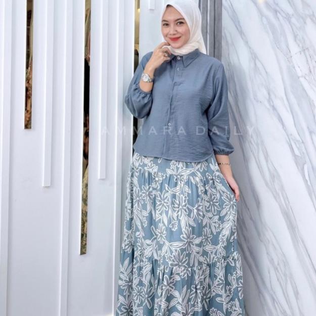 Hot Ammara - Safara Setelan Rok Rayon Mix Pololinen