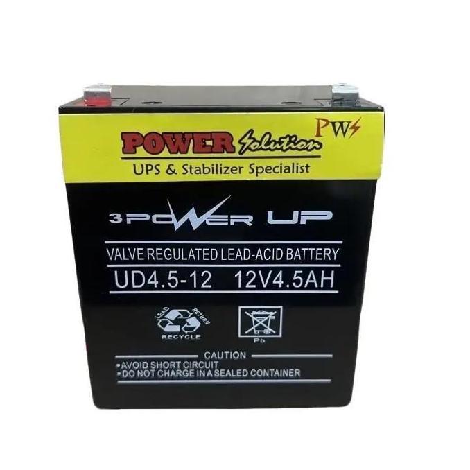 Battery Power up 12V 4.5Ah Baterai ups 12V 4 5Ah aki ups 12V 4 koma 5