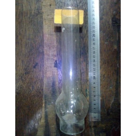 kaca semprong tanggung untuk lampu minyak tanah dinding gantung tembok