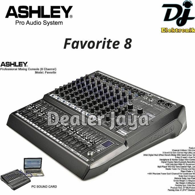 Mixer Analog Ashley FAVORITE 8 / FAVORITE8 - 8 channel