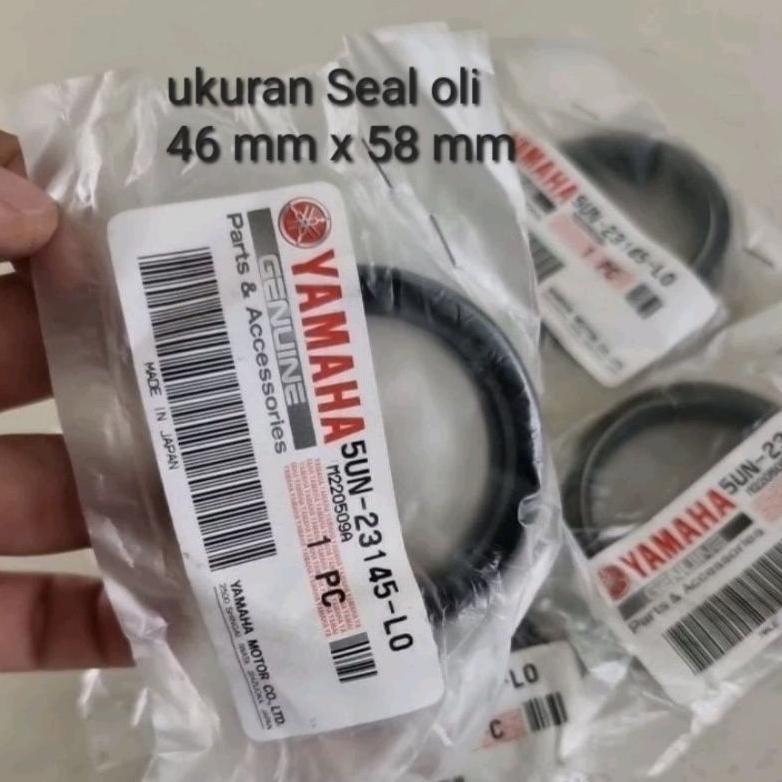 Seal oli shock depan usd Yamaha YZ 125  250  WRF WR 250  as 46 mm x 58 mm model double per original 