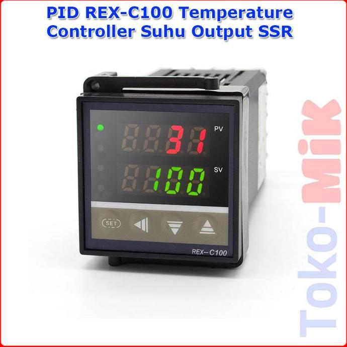 Pid Rex-C100 Rex C100 Temperature Controller Suhu Output Ssr