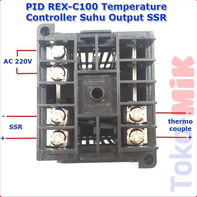 pid rex-c100 rex c100 temperature controller suhu output ssr