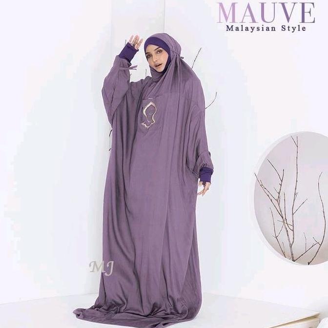 Mukena Terompah Malaysia /Mukena Terusan Manset