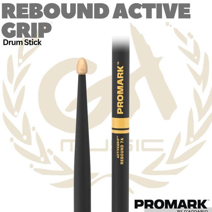 Promo Promark Rebound Activegrip Hickory Drum Stick - Stik