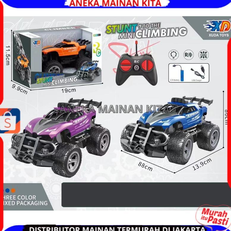 GARANSI MAINAN MOBIL REMOTE CONTROL RC STUNT MINI CLIMBING CAR BATERAI CAS