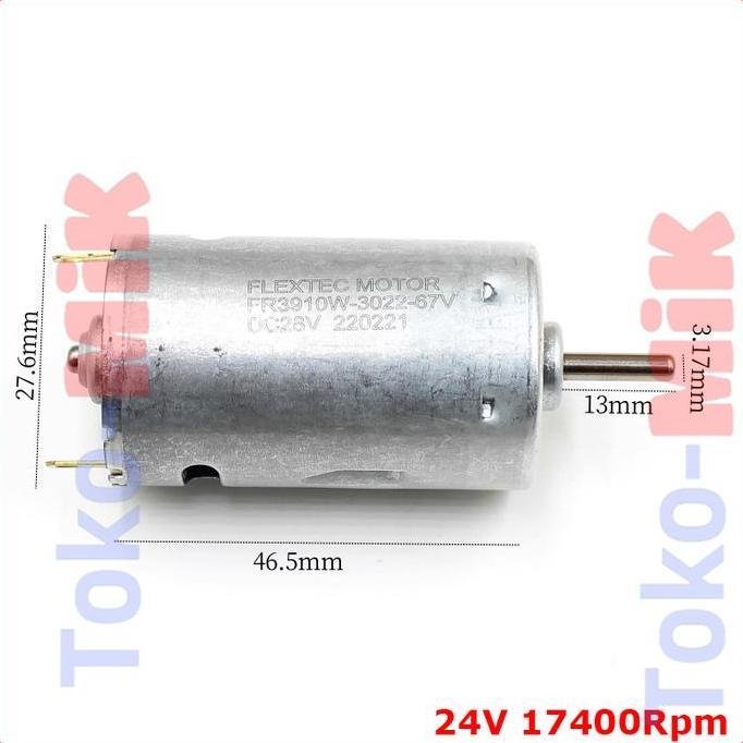 dc motor dinamo 395 3910 dc 24v kecepatan tinggi torsi besar high speed high torque