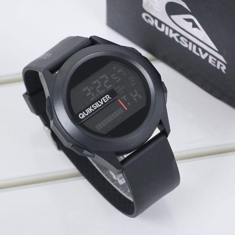 FAVORIT JAM TANGAN PRIA DIGITAL QUIKSILVER DRONE STRAP RUBBER