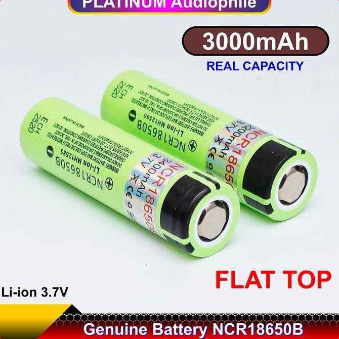 Baterai 18650 3000MAH 3.7V 4.2V Batre Original Battery Lithium Li-ion NCR 18650B