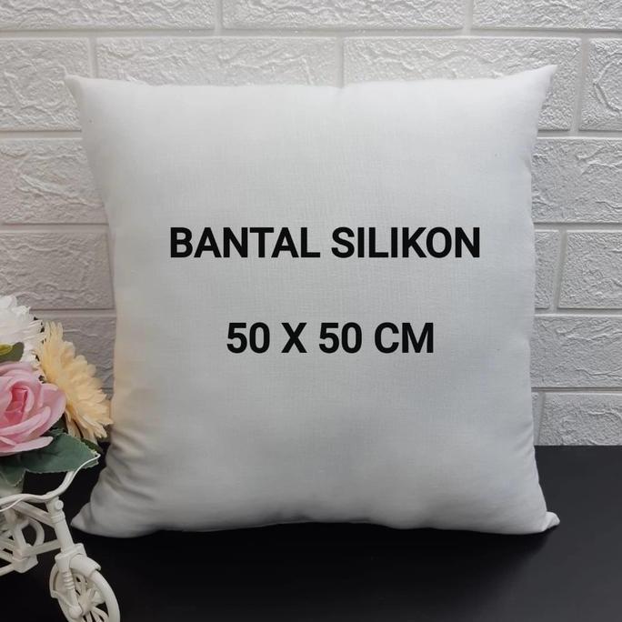 BANTAL SOFA KAPAS SILIKON 50 X 50, BANTAL KURSI SOFA ISI 100 % SILIKON