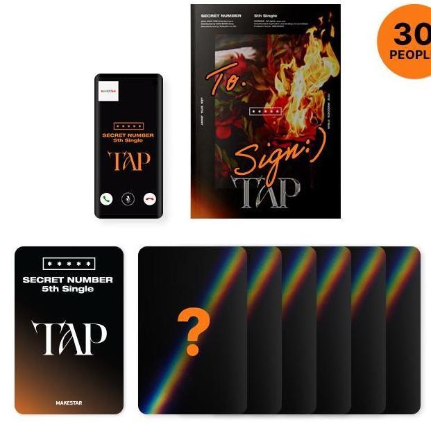 BUNDLING ALBUM MAKESTAR TAP SECRET NUMBER