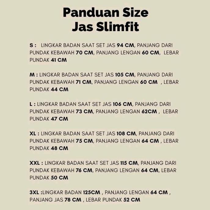 Jas pria / jas exclusive / jas eksklusif / jas formal pria / jas pria bahan premium