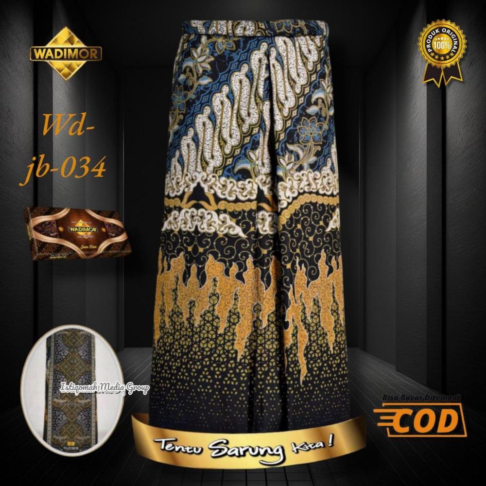 GARANSI Sarung Wadimor Jawa Batik Sarung Premium Pria Dewasa / Cod Samping Wadimor Batik Premium Jaw
