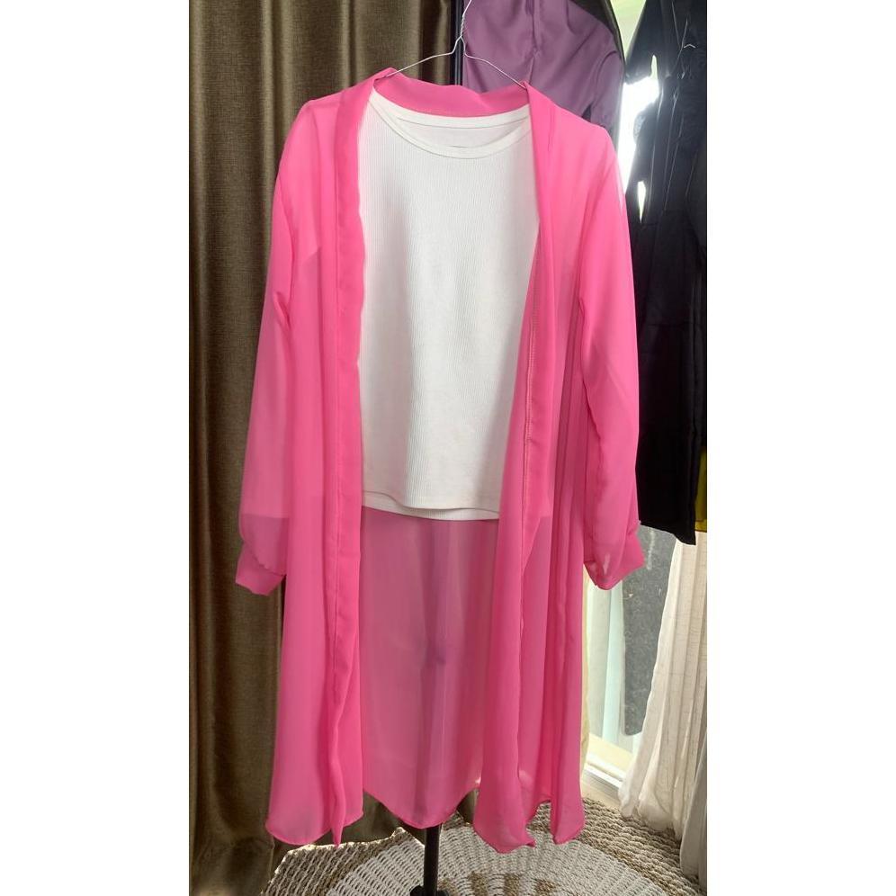 NEW DEALS CARDIGAN/OUTER/OUTERWANITAREMAJA/BAJU TREND KEKINIAN AMILY CARDY SR BAHAN CERUTY OUTER WAN