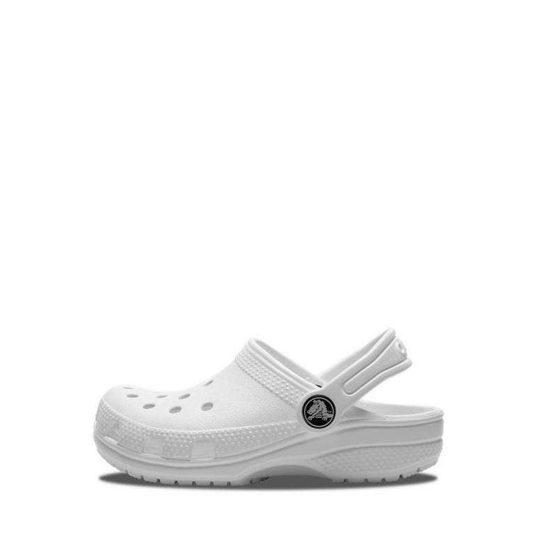 cuci gudang crocs classic kids clog - white