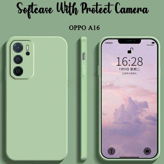 Big Sale Softcase Macaron Polos Camera Protect For Oppo A16 - Case Hp Oppo A16 - Casing Hp Oppo A16 