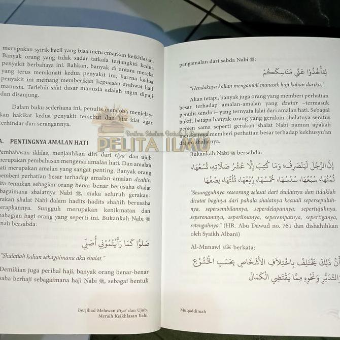 Buku Berjihad Melawan Riya' Dan Ujub - Meraih Keikhlasan Ilahi