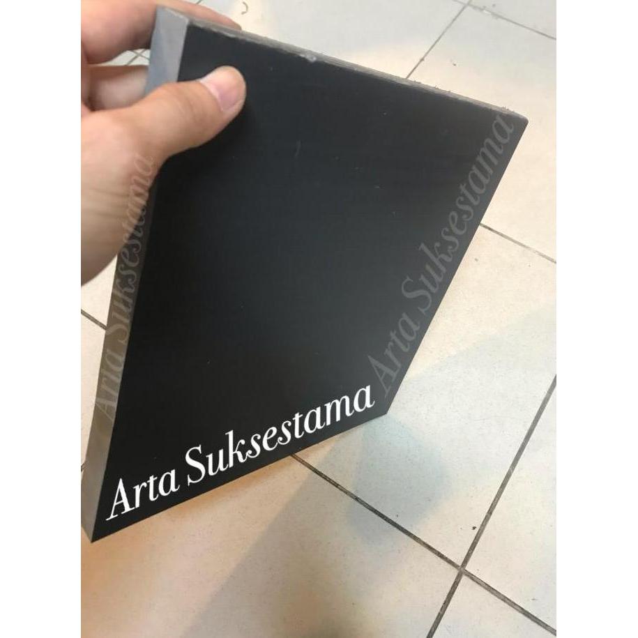 Plat PVC Abu-Abu 10mm x 550mm x 600mm / Plat PVC Grey Lembaran