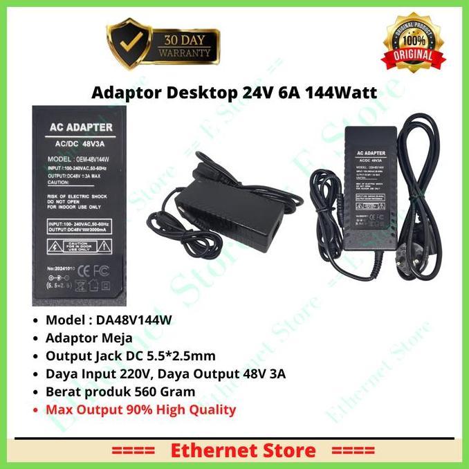 Adaptor 48v 3a / 48v3a / adaptor desktop 48 v 3a high quality