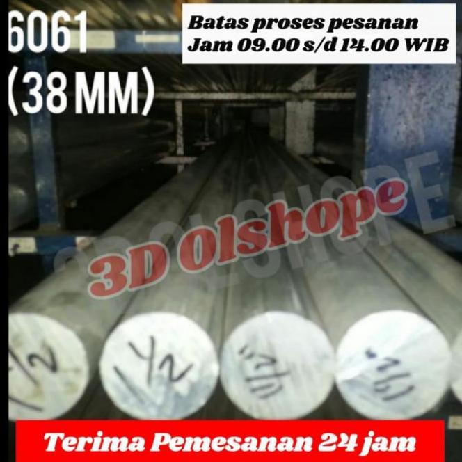 As Dural 6061 OD 38 mm X 3 mm / 300 cm ( 3 Meter ).