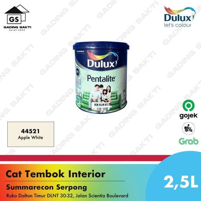 Dulux Pentalite Antibac Apple White 44521 (Tinting) Pail 20Ltr