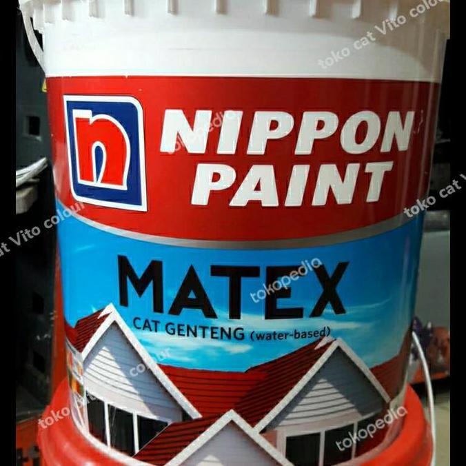 cat genteng nippon matex hitam (pail)
