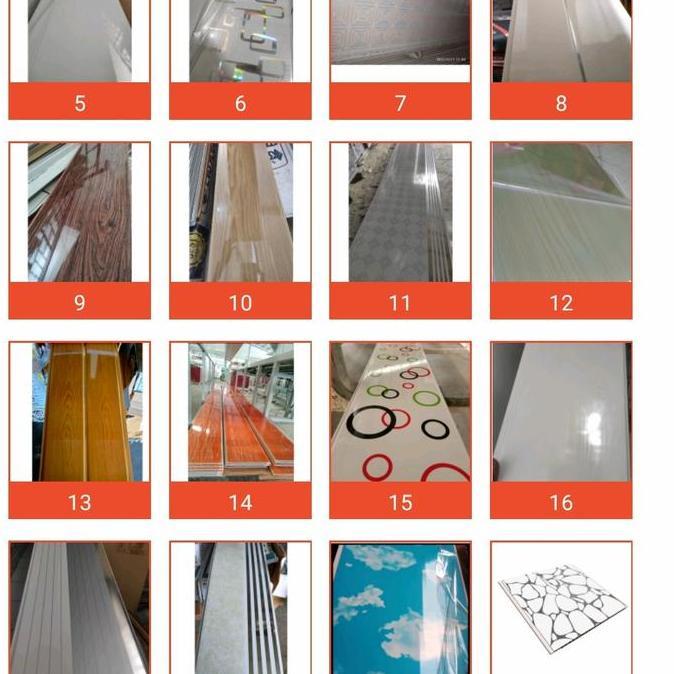 PLAFON PVC 6 METER ( 1 DUS / 15 L / 18 M2 )