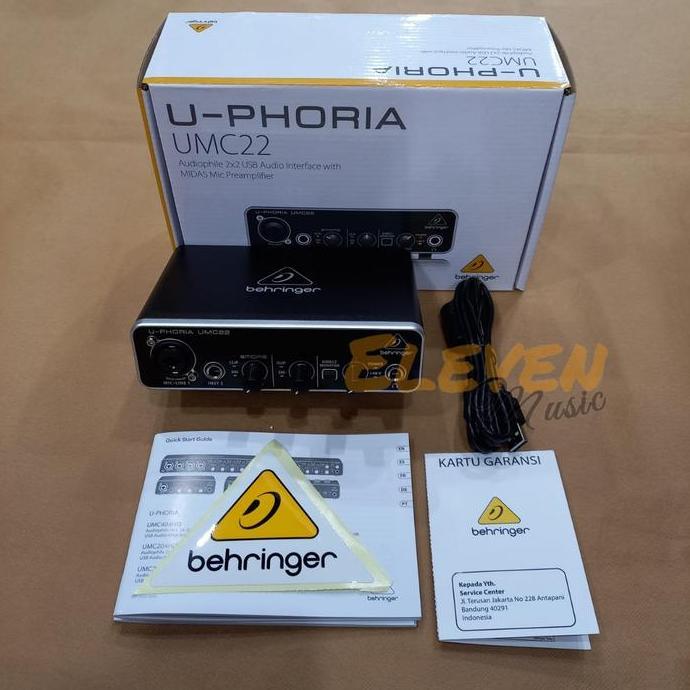soundcard behringer umc22 umc 22 soundcard