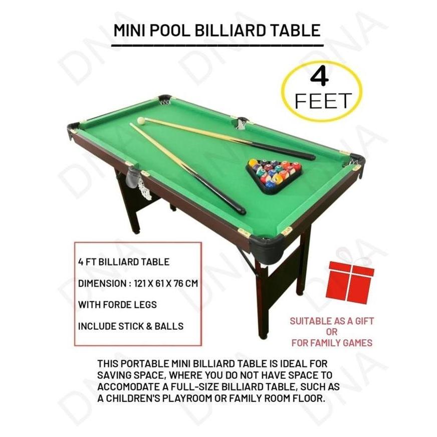 Mini Billiard Table / Mini Pool Table / Meja Billiard Mini - ORIGINAL Diskon