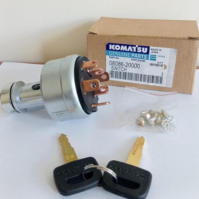 Kunci Kontak 08086-20000 Komatsu Pc200 Ignition Switch 08086-10000 Diskon