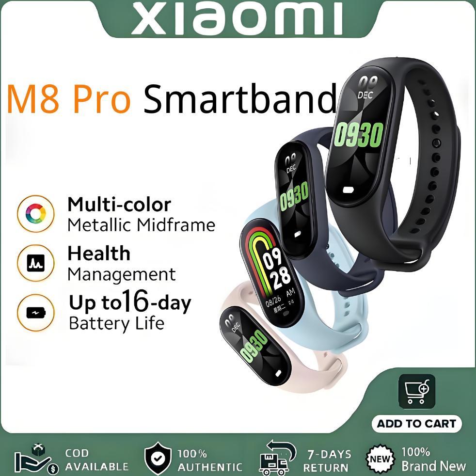 New [Ori Garansi 12 Bulan]Xiaomi M8 Pro Smartband Sportmode Pria Wanita Anti Air Jam Tangan Ip67 Imp