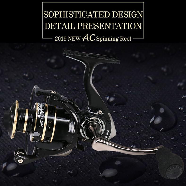 hot sale reel pancing deukio reel spinning saltwater ac2000-7000 fishing reel 12kg max drag 5.2:1 sp