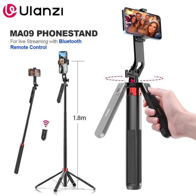 deri_fans - ulanzi ma09 selfie stick with remote for action cam & smartphone